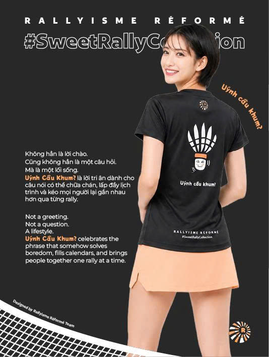 Áo Cầu Lông Nữ BST Sweet Rally - những cú đánh ngọt ngào – Áo Thể Thao Nhanh Khô Thoáng Khí Nhẹ Mát