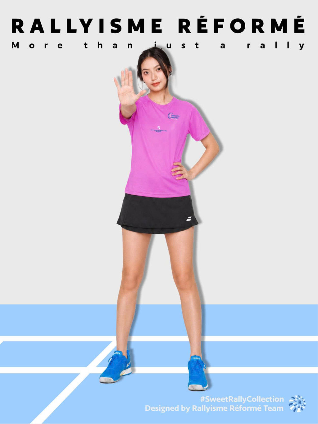 Áo Cầu Lông Unisex BACK OFF – Áo Thể Thao Nam Nữ Nhanh Khô Thoáng Khí