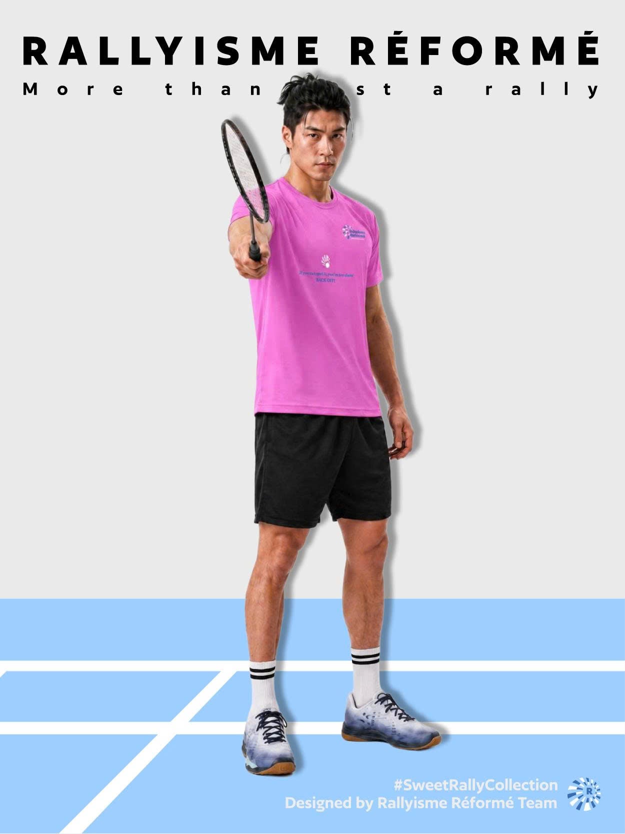 Áo Cầu Lông Unisex BACK OFF – Áo Thể Thao Nam Nữ Nhanh Khô Thoáng Khí