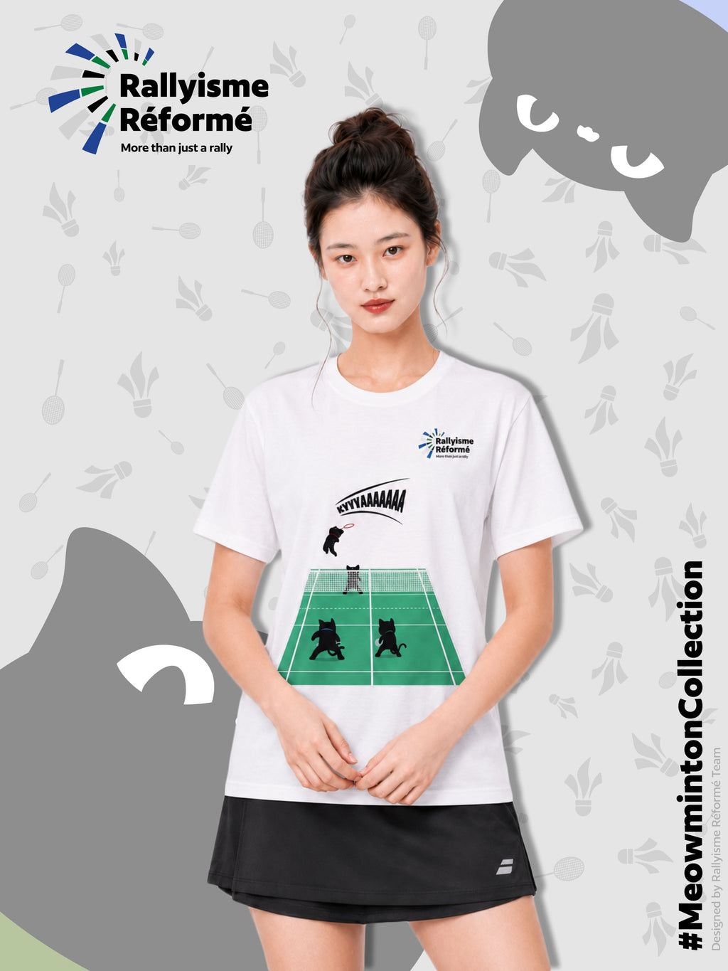 Áo thể thao #Meowminton –  FULL COURT CHAOS