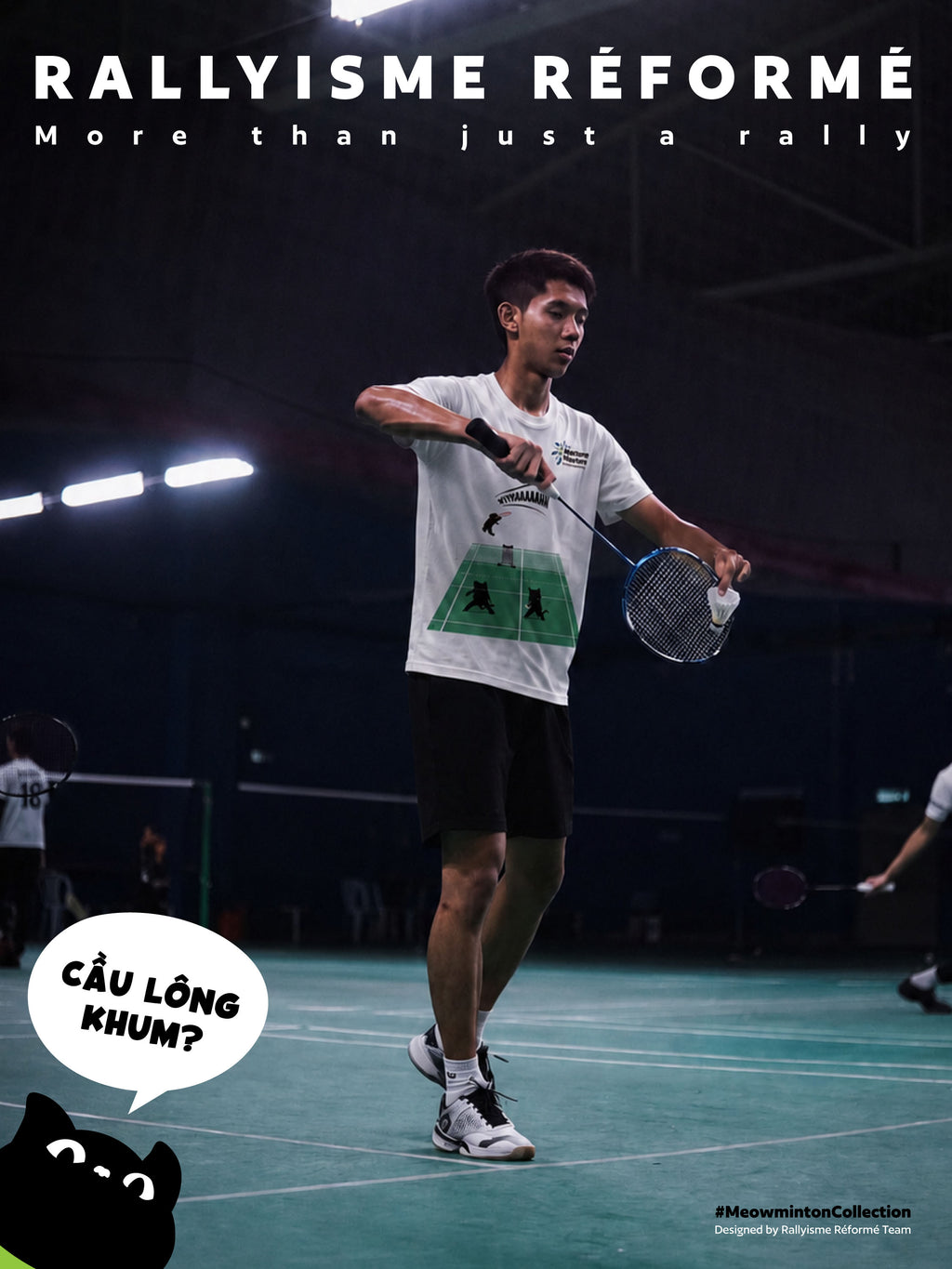 Áo thể thao #Meowminton –  FULL COURT CHAOS
