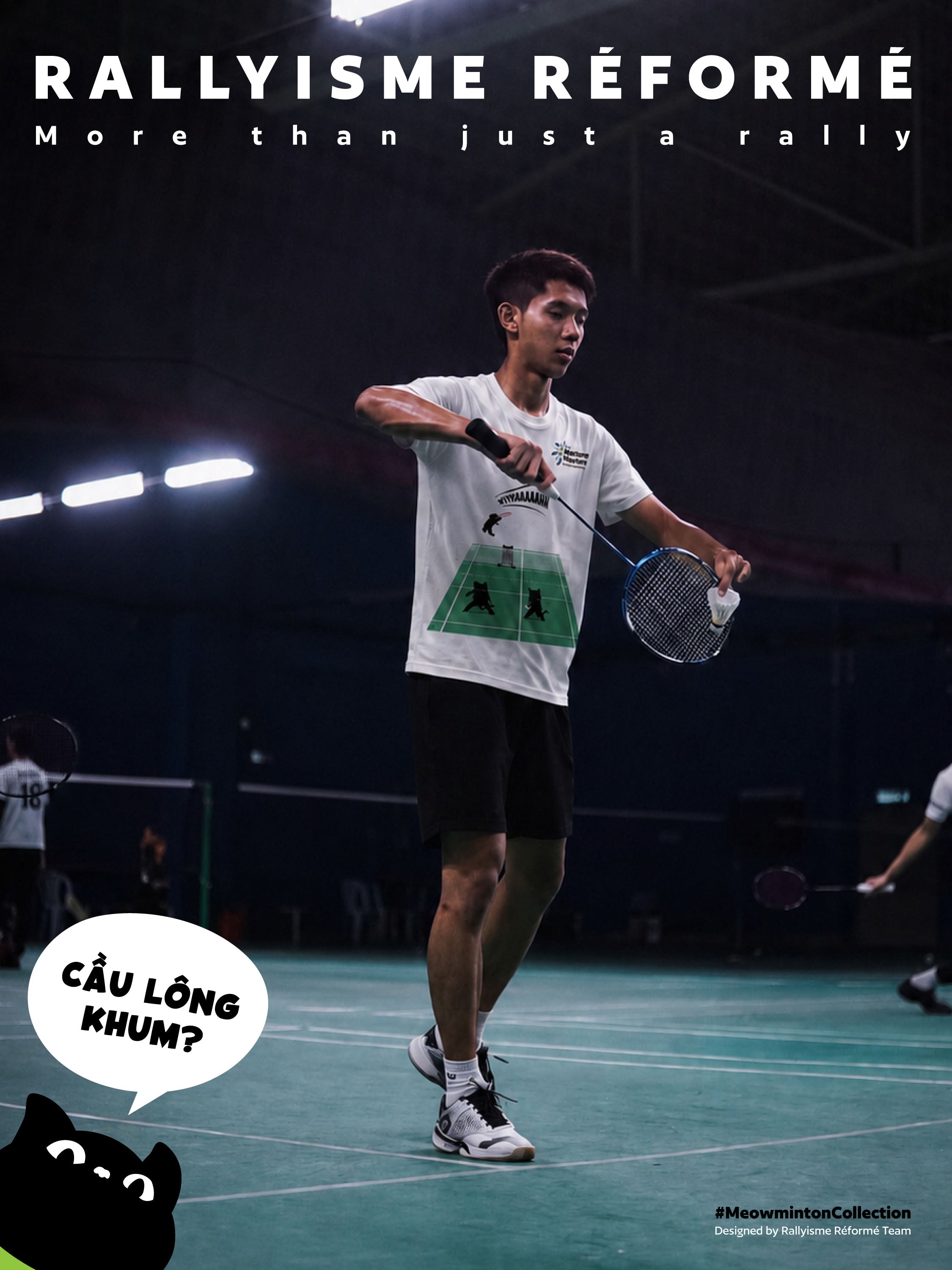 Áo thể thao #Meowminton –  FULL COURT CHAOS