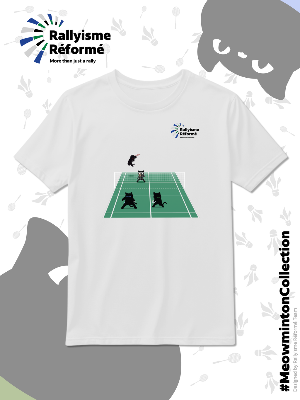 Áo thể thao #Meowminton –  FULL COURT CHAOS