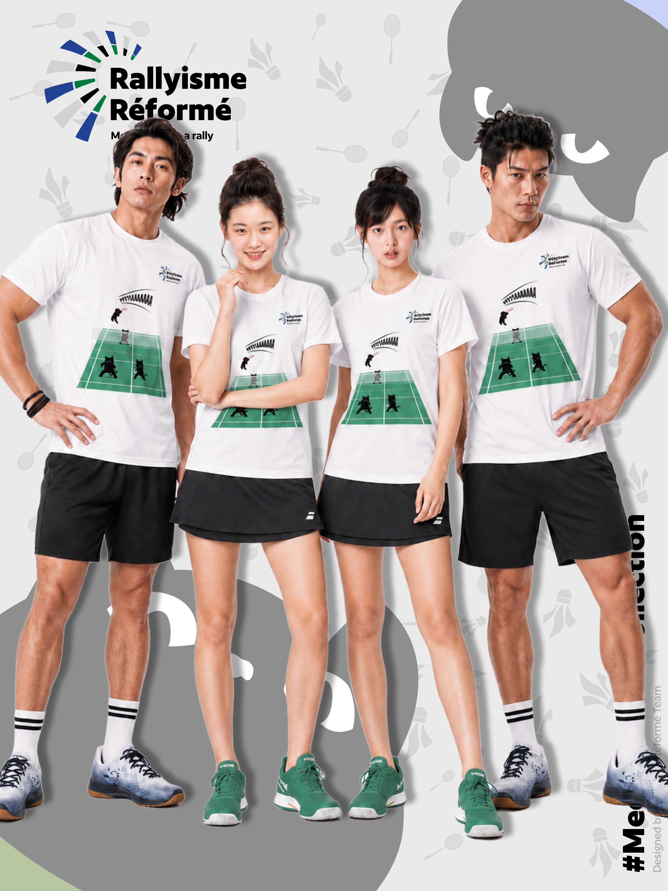 Áo thể thao #Meowminton –  FULL COURT CHAOS
