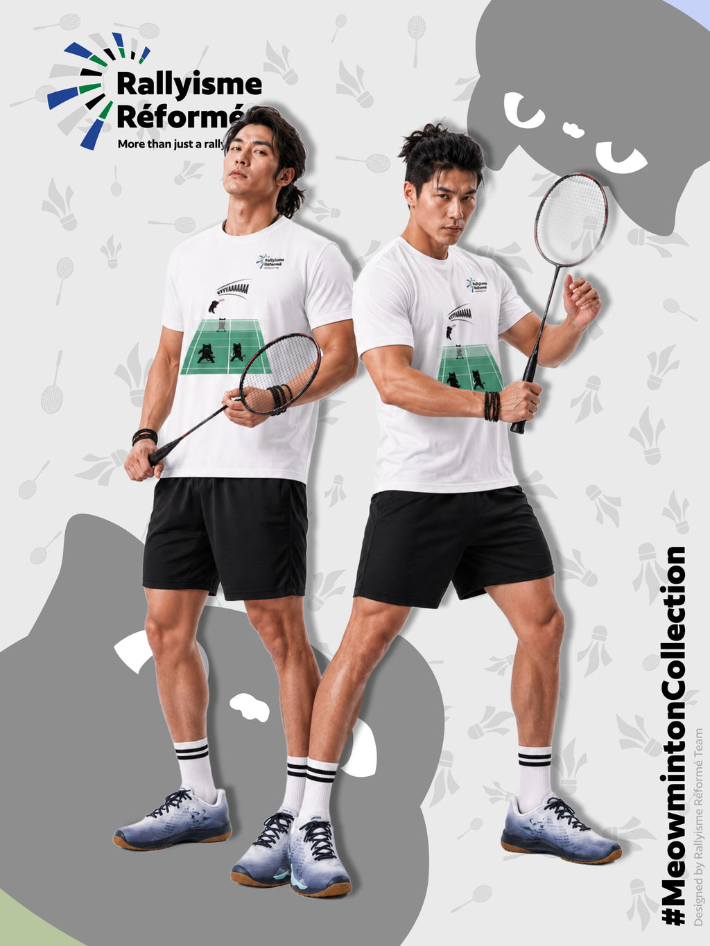 Áo thể thao #Meowminton –  FULL COURT CHAOS
