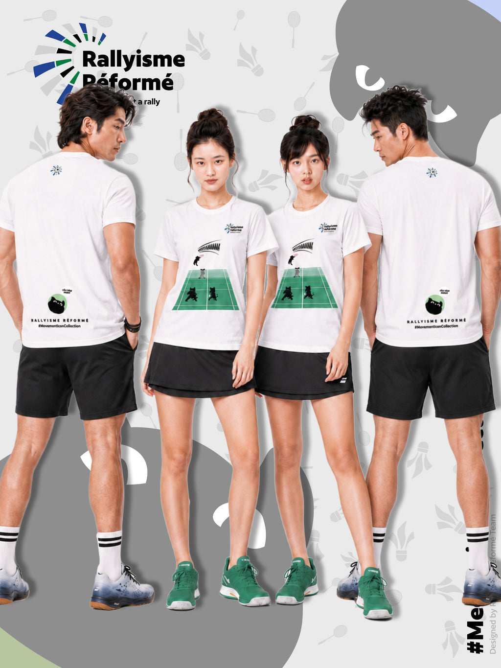 Áo thể thao #Meowminton –  FULL COURT CHAOS