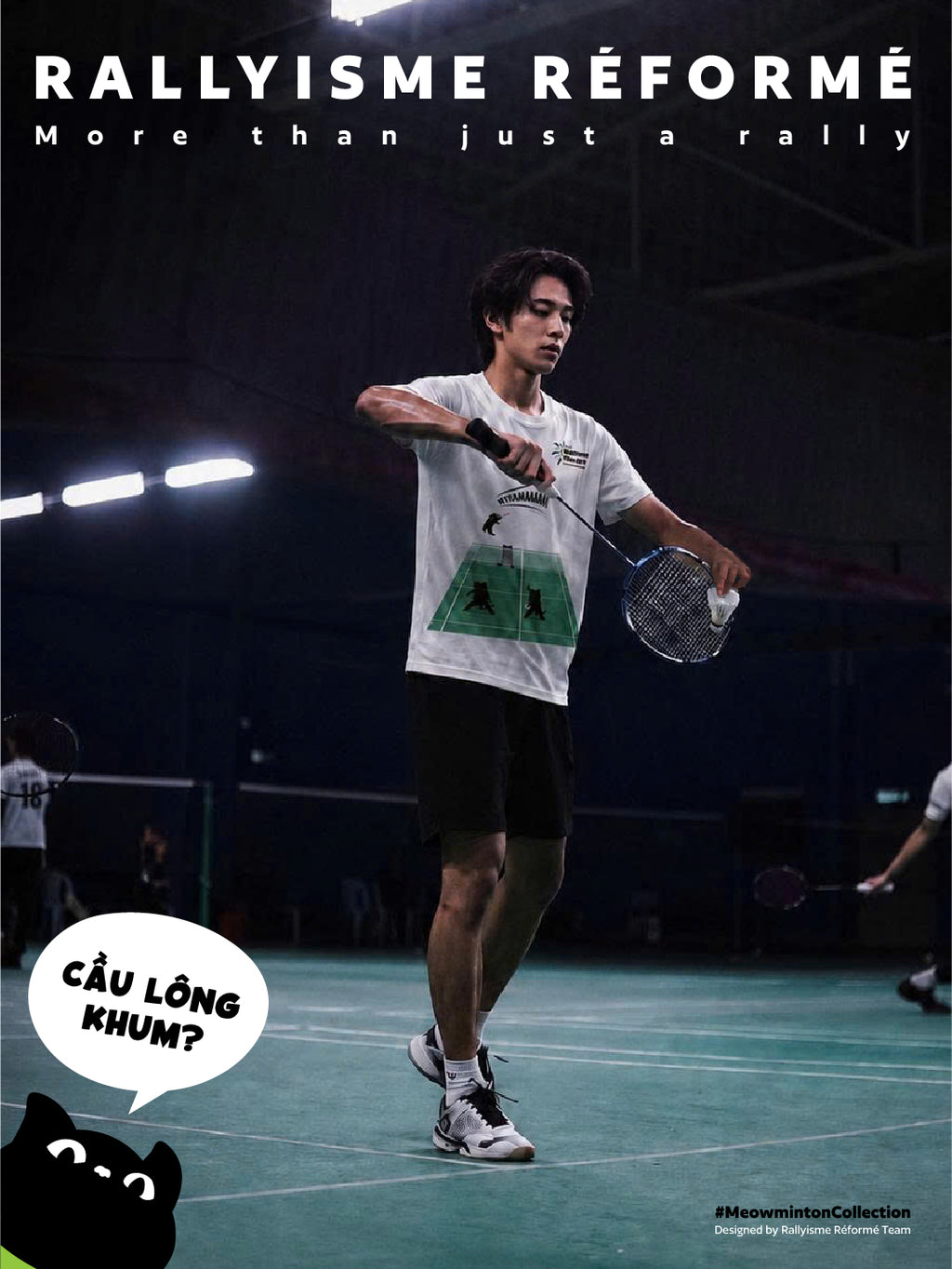 #Meowminton –  FULL COURT CHAOS