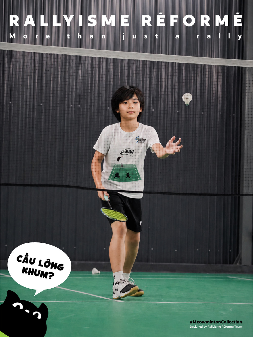 #Meowminton –  FULL COURT CHAOS
