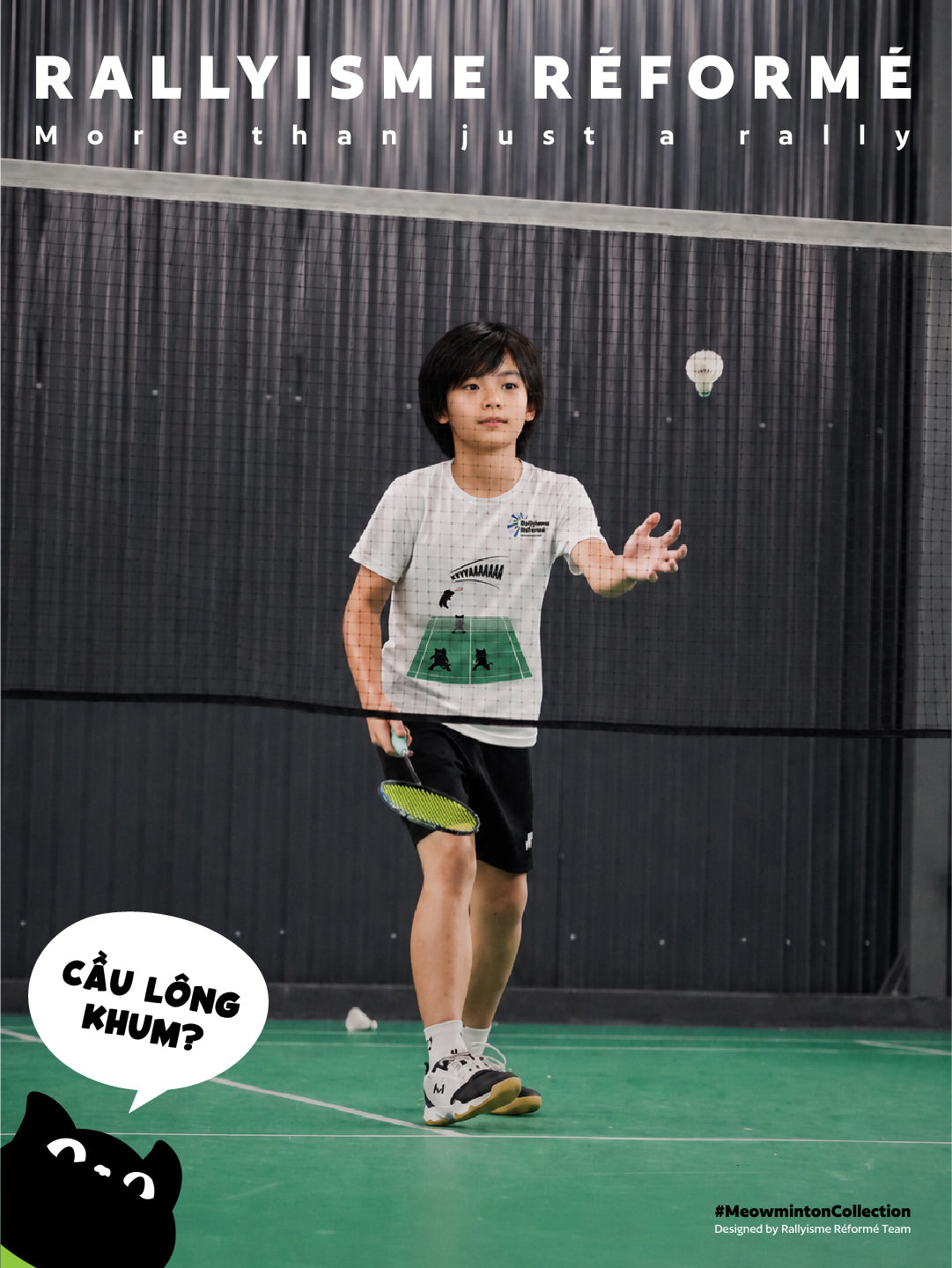 #Meowminton –  FULL COURT CHAOS