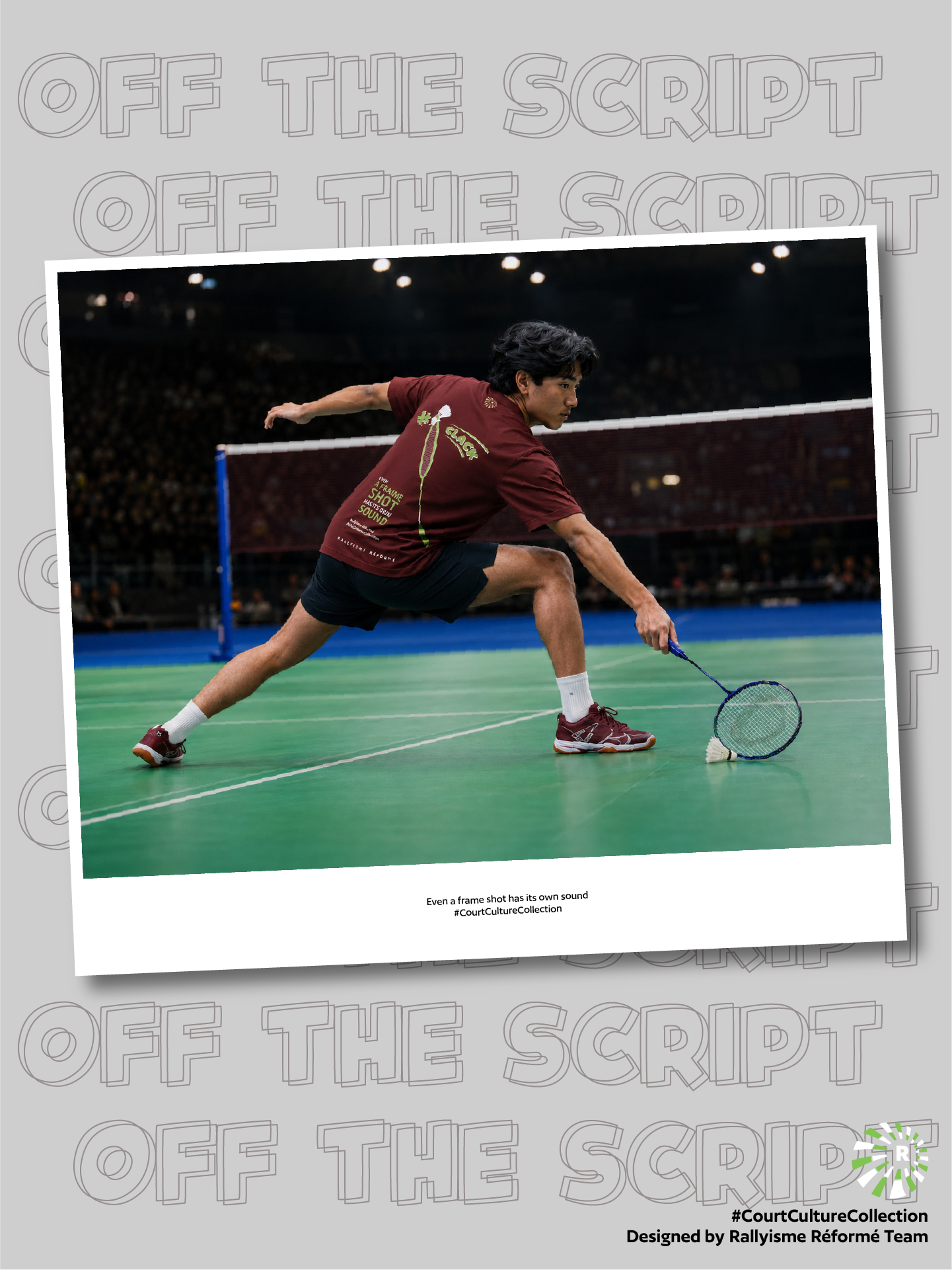Áo Cầu Lông Unisex OFF THE SCRIPT – Performance Fabric Thoáng Khí Nhanh Khô Nhẹ Mát