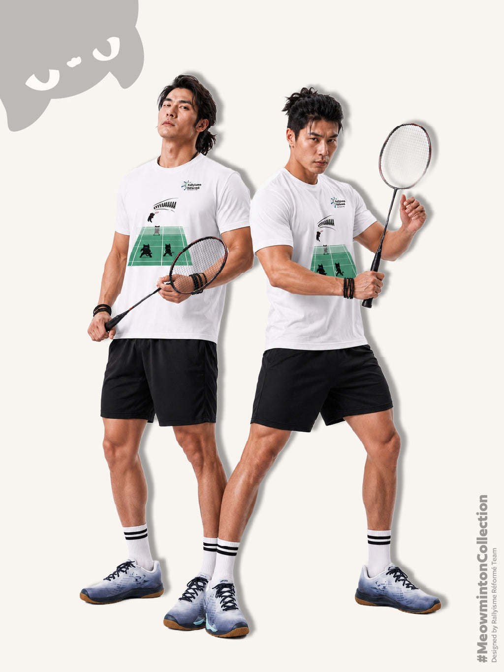 #Meowminton –  FULL COURT CHAOS