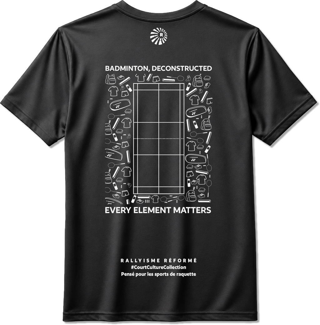 Áo Cầu Lông Unisex BADMINTON DECONSTRUCTED – Áo Thể Thao Nam Nữ Nhanh Khô Thoáng Khí Mềm Mỏng