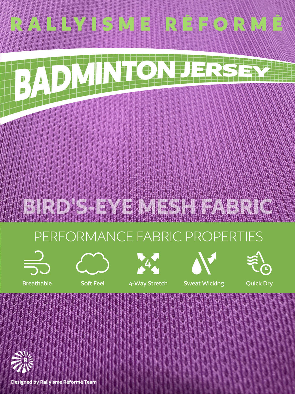 Áo Cầu Lông Unisex BADMINTON JERSEY – Áo Thể Thao Nam Nữ Nhanh Khô Thoáng Khí