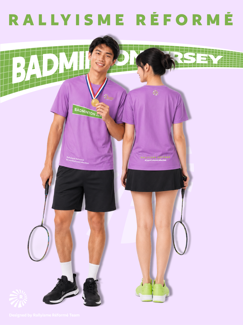 Áo Cầu Lông Unisex BADMINTON JERSEY – Áo Thể Thao Nam Nữ Nhanh Khô Thoáng Khí