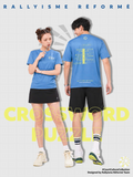 Áo Cầu Lông Unisex Court Culture – Crosscourt Crossword- Performance Fabric Thoáng Khí Nhanh Khô Nhẹ Mát