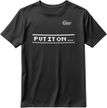 Áo Cầu Lông Unisex PUT IT ON & FEEL THE GAME – Áo Thể Thao Nam Nữ Nhanh Khô Thoáng Khí Mềm Mỏng