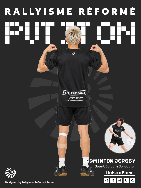 Áo Cầu Lông Unisex PUT IT ON & FEEL THE GAME – Áo Thể Thao Nam Nữ Nhanh Khô Thoáng Khí Mềm Mỏng