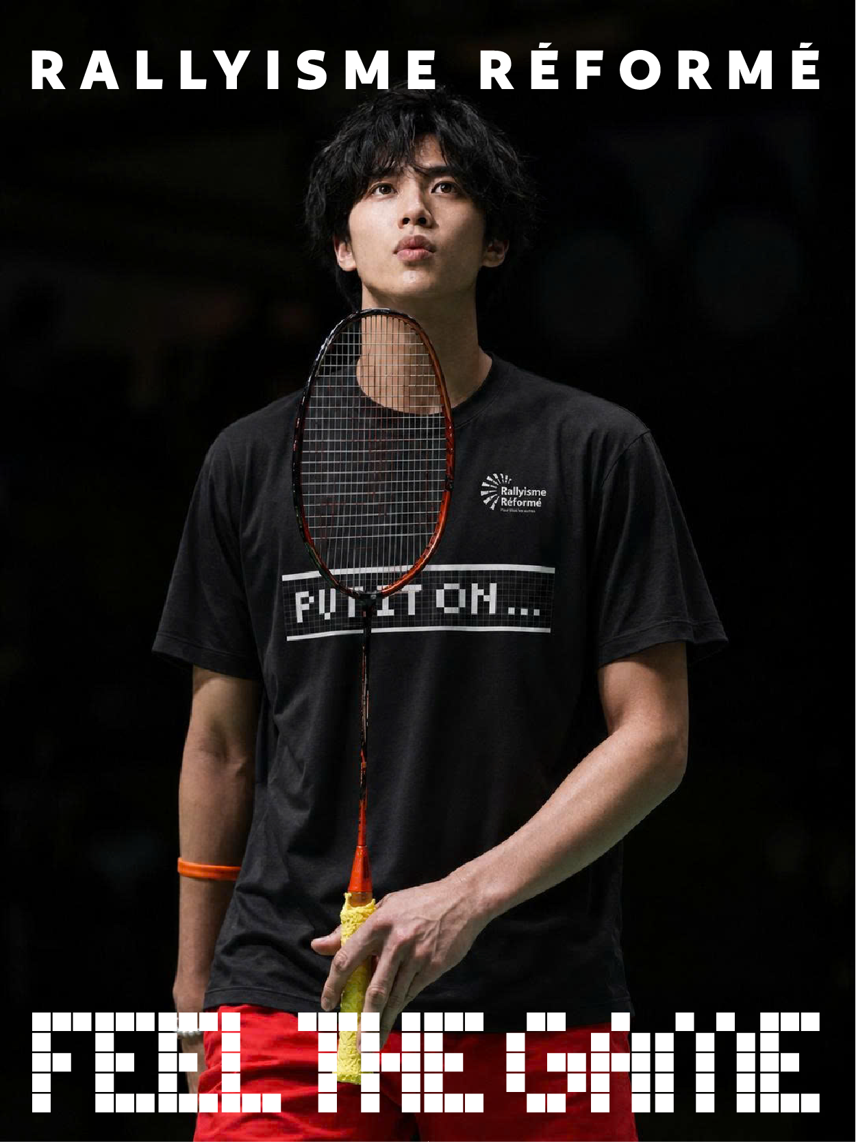 Áo Cầu Lông Unisex PUT IT ON & FEEL THE GAME – Áo Thể Thao Nam Nữ Nhanh Khô Thoáng Khí Mềm Mỏng