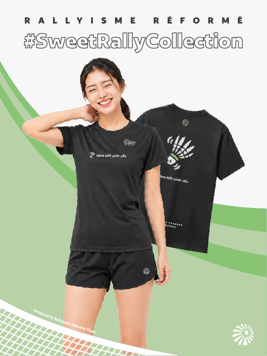 Áo Cầu Lông Nữ BST Sweet Rally - những cú đánh ngọt ngào – Áo Thể Thao Nhanh Khô Thoáng Khí Nhẹ Mát