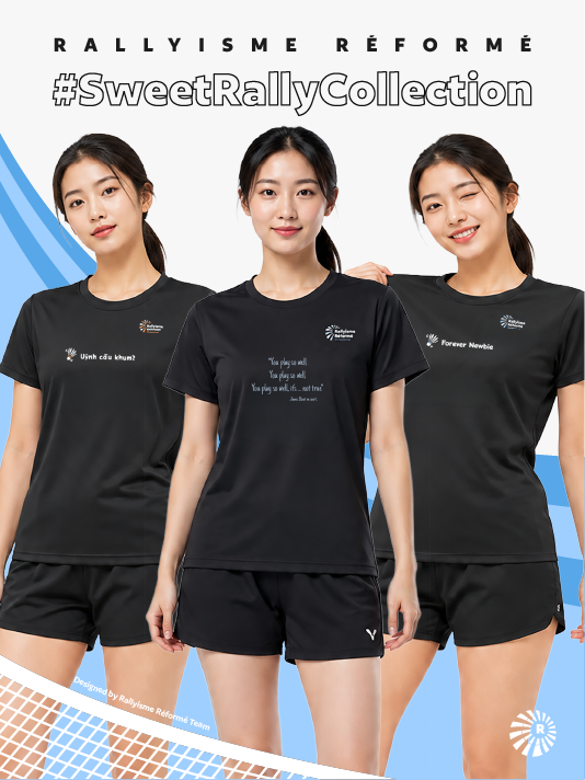 Áo Cầu Lông Nữ BST Sweet Rally - những cú đánh ngọt ngào – Áo Thể Thao Nhanh Khô Thoáng Khí Nhẹ Mát