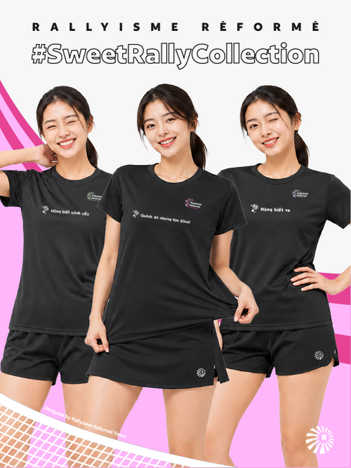 Áo Cầu Lông Nữ BST Sweet Rally - những cú đánh ngọt ngào – Áo Thể Thao Nhanh Khô Thoáng Khí Nhẹ Mát
