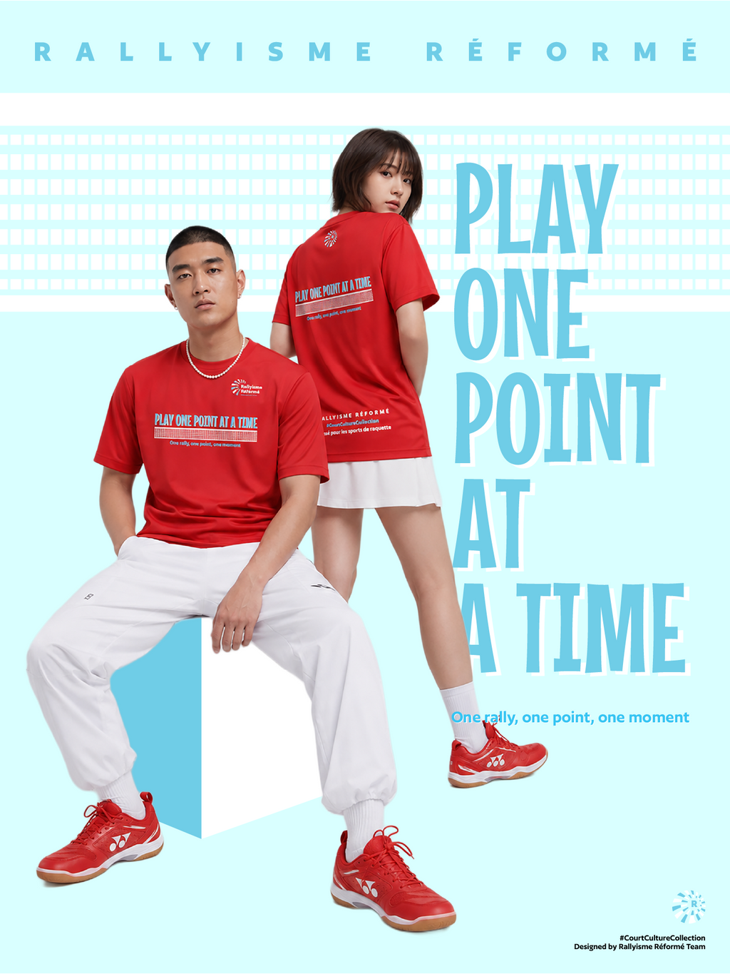 Áo Cầu Lông Unisex ONE POINT AT A TIME – Áo Thể Thao Nam Nữ Nhanh Khô Thoáng Khí