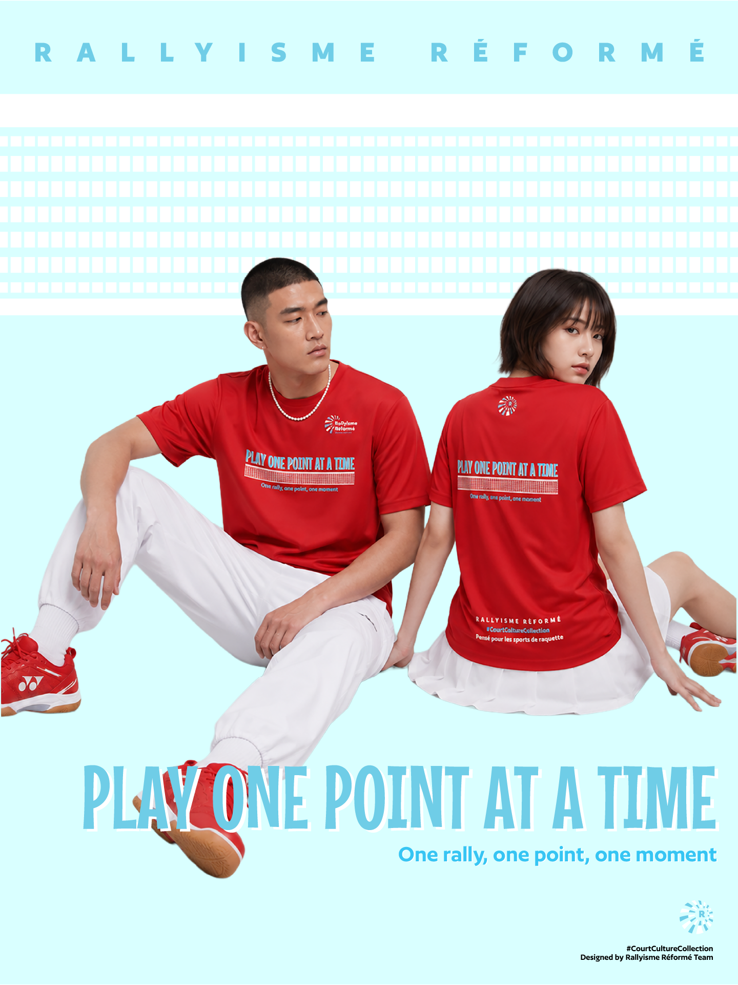 Áo Cầu Lông Unisex ONE POINT AT A TIME – Áo Thể Thao Nam Nữ Nhanh Khô Thoáng Khí